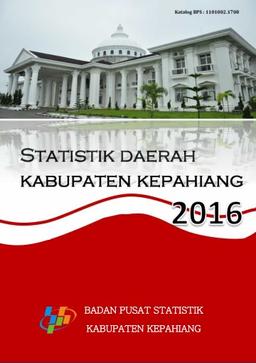 Statistik Daerah Kabupaten Kepahiang 2016