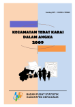 Kecamatan Tebat Karai Dalam Angka Tahun 2009 Kabupaten Kepahiang